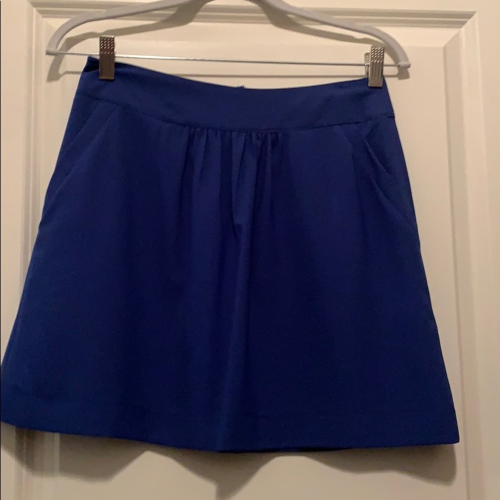 Boutique Cobalt blue short skirt